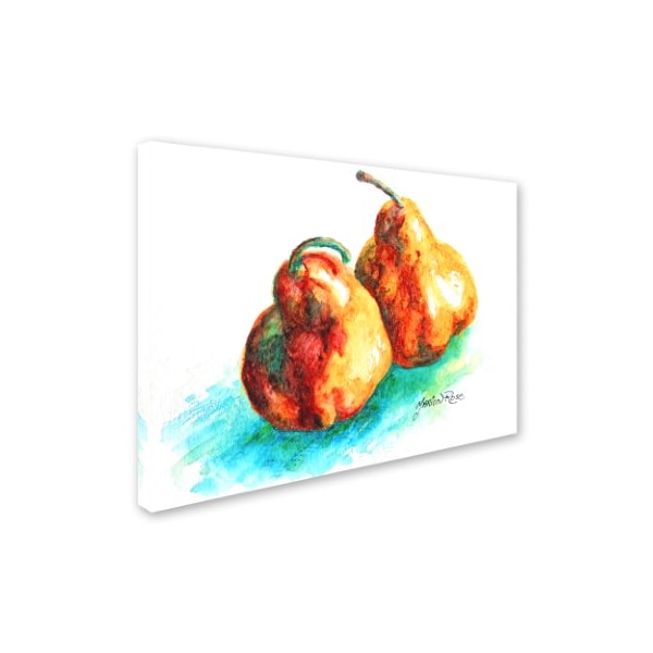 Marion Rose 'Pear I' Canvas Art,24x32